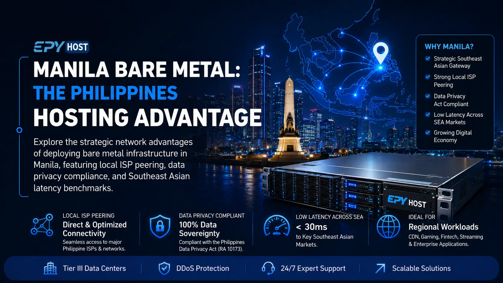Manila Bare Metal: The Philippines Hosting Advantage